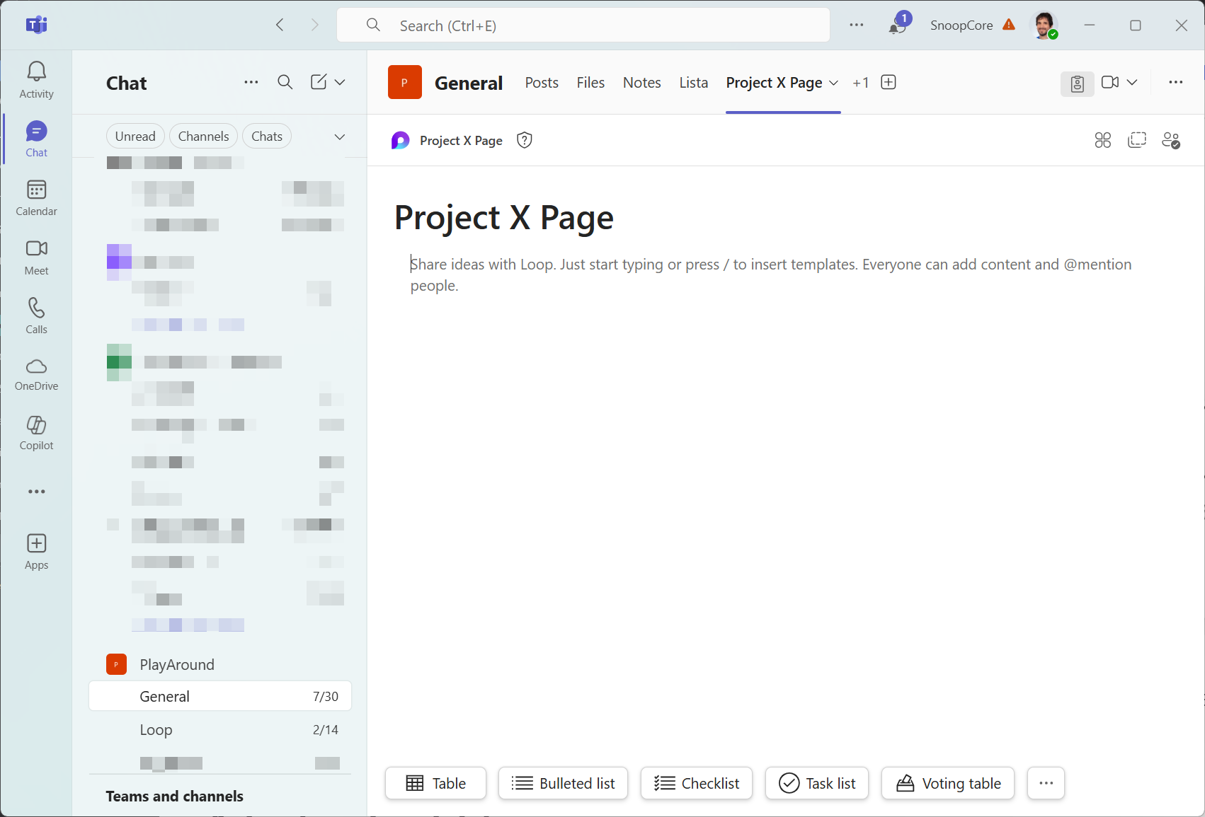 Teams channels get Loop Pages – Andrés Gorzelany